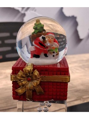 PremiumPort Baba Hediye Temalı 7cm Kar Küresi, Şık ve Dekoratif Tasarım