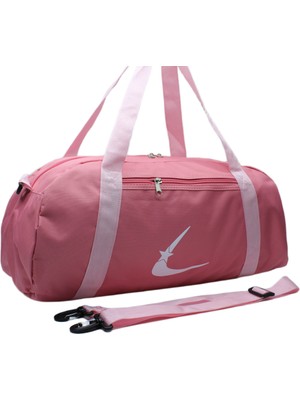 Harmela Somon Renkli Ayarlanabilir Askısı Unisex Spor Çantası Seyahat Çantası ve Fitness Çantası