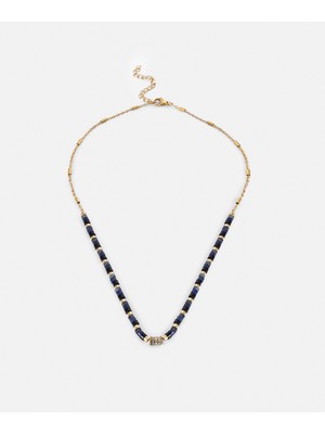 İpekyol Paslanmaz Çelik Karma Taşlı Kolye IS1260051047265