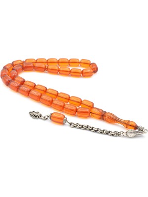 Murty99 Murty99 Arnavut Kamçılı Kalem İşi İmameli Mint Yeşili Sıkma Kehribar Tesbih 012