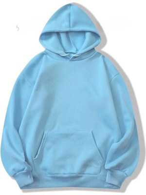 Risil-Nu Company 3 Iplik Kalın Şardonlu Oversize Model Kapüşonlu Hoodie