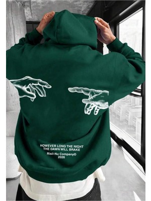 Risil-Nu Company Yeni Sezon Premium 3 Iplik Şardonlu Kalın Michelangelo Baskılı Sweatshirt