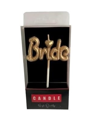 Storemax Bride Yazılı Folyo Balon Şekilli Mum MUM1002-9