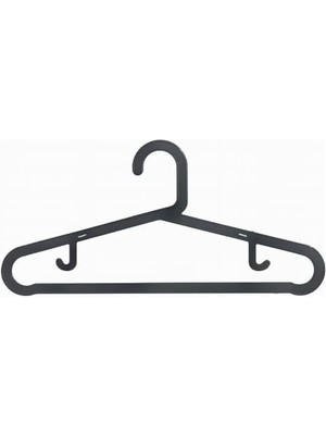 Storemax Ince Plastik Kıyafet Askısı – Dayanıklı Hafif Esnek, T-Shirt, Gömlek, Ceket, Pantolon ve Elbise Için Slim Askı (Standart, Adet, 10)