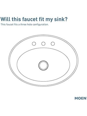 Storemax WS84922 Conway Iki Saplı Orta Set Drenaj Montajlı Banyo Musluğu, Krom