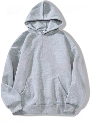 Risil-Nu Company 3 Iplik Kalın Şardonlu Brooklyn Baskılı Oversize Model Kapüşonlu Hoodie