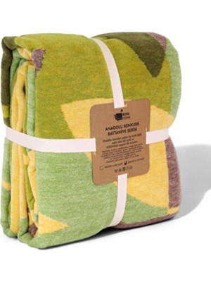 Es Dekor Home Botanik Çift Kişilik Battaniye 200 x 220 cm Ev Yaşam