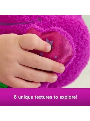 Storemax Barney Pelüş Oyuncağı, 2 Yaş ve Üzeri Çocuklar Için Etkileşimli Aktiviteler ve Farklı Dokular ile 32 Cm'lik Kalp Yapan, HYG89