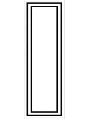 Storemax 40X140CM Klasik Çerçeveli Tay Tüyü Dokuma Premium Leke Tutmaz Kumaş Masa Örtüsü Runner RNR321