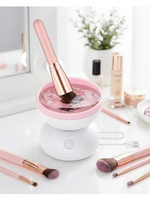 SHC4200 Elektrikli Makyaj Fırçası Temizleyici USB ile Çalışan Otomatik Fırça Yıkama Makinesi