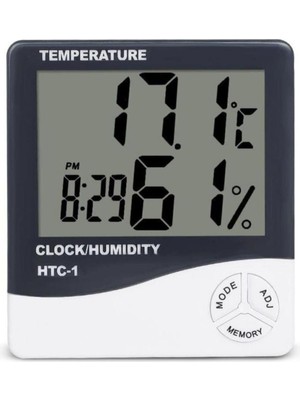 Storemax Dijital Bebek Derecesi Sıcaklık - Nem Ölçer Termometre -Saat