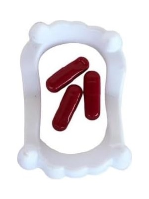 Storemax Halloween Vampir Dişi Kan Kapsüllü