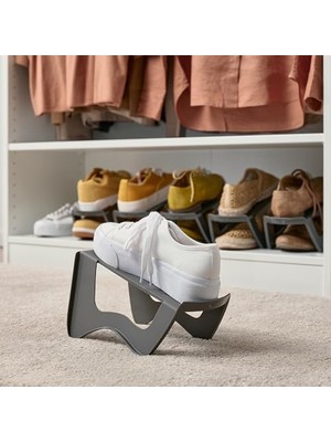 Storemax Murvel Ayakkabı Düzenleyici, 14X14X24 Cm, Gri