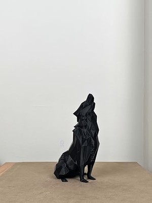 Storemax TRAK3D Uluyan Bozkurt Dekoratif Biblo Siyah