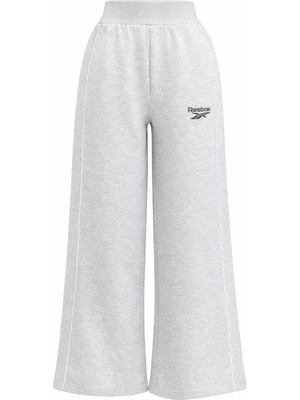 Reebok Baıley Wıde Leg Pant Gri Kadın Eşofman Altı