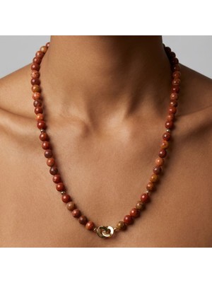 THEIA GemWorks Rutila - Çin Akik & Hematit Kolye