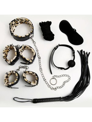 Nightlight Arfi Love Fantezi Kelepçe Kırbaçlı 7'li Fantezi Set