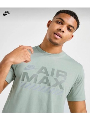 Nike Sportswear Air Max Graphic Short-Sleeve Yeşil Erkek T-Shirt HF6597-370