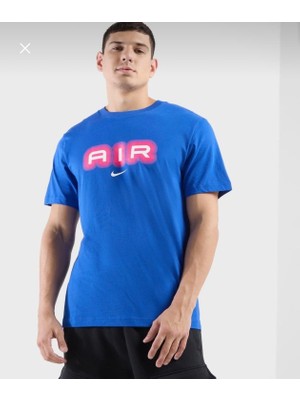 Nike Sportswear Swoosh Air Graphic FW24 Short-Sleeve Mavi Erkek T-Shirt HM0185-480