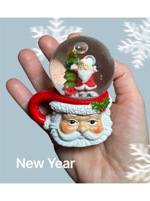 PremiumPort Yılbaşı Noel Temalı 12'li Mini Kar Küresi Dekorasyon Seti