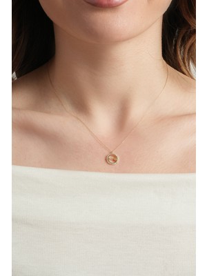 Kolyecik 14 Ayar Altın Kalp Ritim Kolye