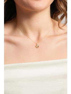 Kolyecik 14 Ayar Altın Kalp Kolye