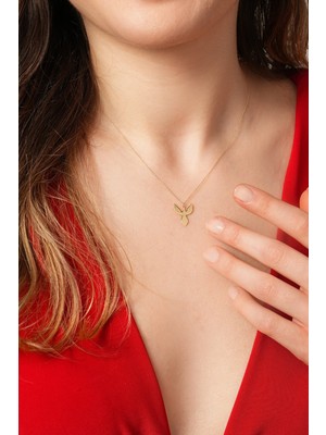 Kolyecik 14 Ayar Anka Kuşu Kolye