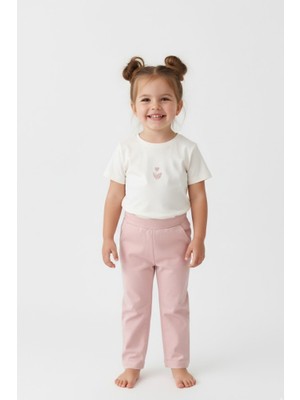 NK Tekstil Çağla Pantolon - Pudra