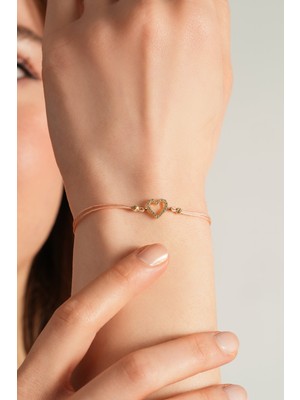 Kolyecik 14 Ayar Kalp Bileklik