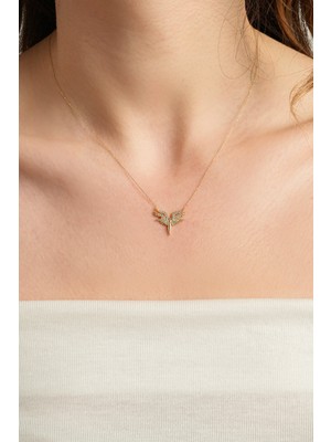 Kolyecik 14 Ayar Altın Melek Kolye