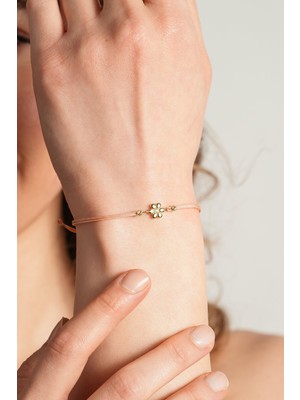 Kolyecik 14 Ayar Papatya Bileklik