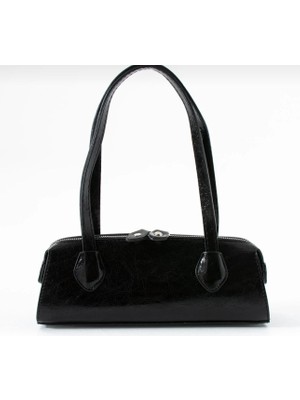 Legend Aksesuar Kadın Fermuarlı Iki Kollu Dikdörtgen Baget El ve Kol Çantası