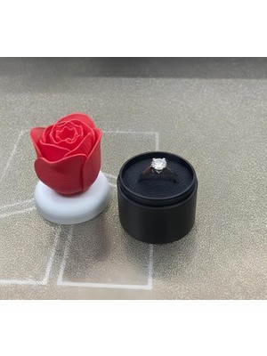 SNM Benimle Evlenir Misin Gül Detaylı Yüzük Kutusu - Sevgililer Günü ve Yıl Dönümü Hediyesi