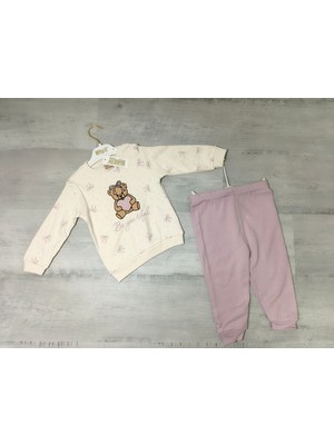 Fiyonk Baskılı Ayı Desenli 2li Takım