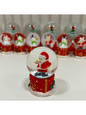 PremiumPort Noel Baba Mini Boy Kar Küresi, Sıcak ve Neşeli Kış Süsü