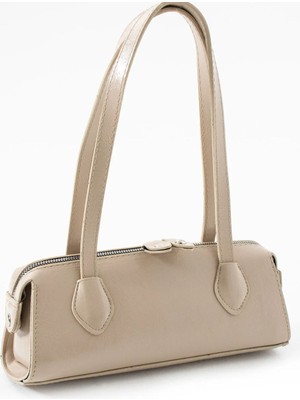 Legend Aksesuar Kadın Fermuarlı Iki Kollu Dikdörtgen Baget El ve Kol Çantası