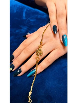 Kuyumcu Nurettin 6,50 gr (Gram) Balık Sırtı Yonca Kunye 22(916) Ayar Altın