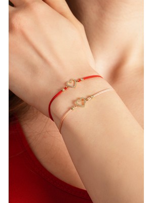 Kolyecik 14 Ayar Kalp Bileklik