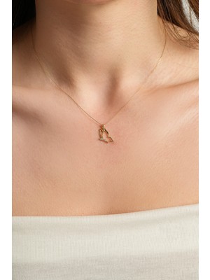 Kolyecik 14 Ayar Altın Kelebek Kolye