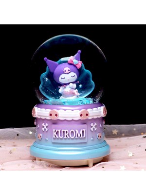 PremiumPort Renkli Işıklı Müziğiyle Büyüleyici Orta Boy Kar Küresi