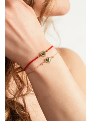 Kolyecik 14 Ayar Kalp Bileklik