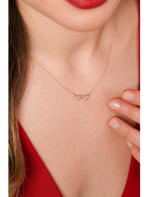 Kolyecik 14 Ayar Kalp Kolye