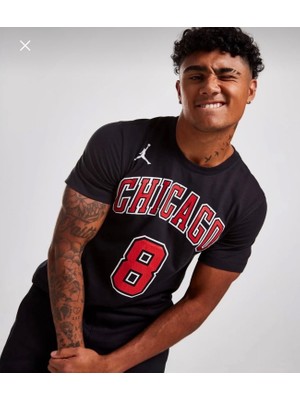 Nike Men's Chicago Bulls Siyah Erkek T-Shirt DV5765-015