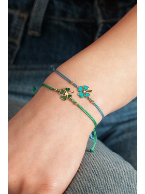 Kolyecik 14 Ayar Yonca Bileklik