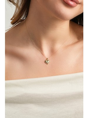 Kolyecik 14 Ayar Altın Elmas Kolye