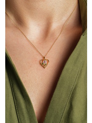 Kolyecik 14 Ayar Kalp Kolye
