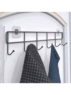 DS LLC Ieg™ 6'lı Yapışkanlı Kapı Arkası Askı  DCLLS-RSTK345