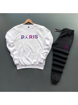 Risil-Nu Company Yeni Sezon Psg Sweatshirt ve Eşofman Kışlık 2'li Kombinler