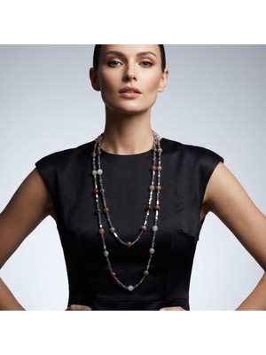 THEIA GemWorks Zarin - Bostana Akik & Hematit Kolye