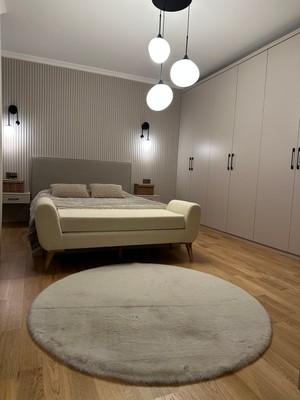 Doğuş Peluş Halı Ultra Soft Krem Yumuşak Dokulu Peluş Halı Yuvarlak